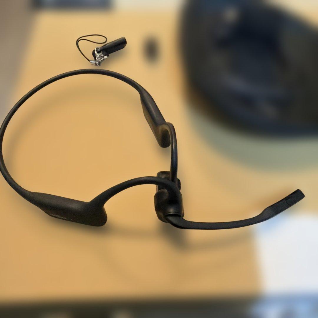 SHOKZ OPENCOMM 2 骨伝導ヘッドセット ブラック