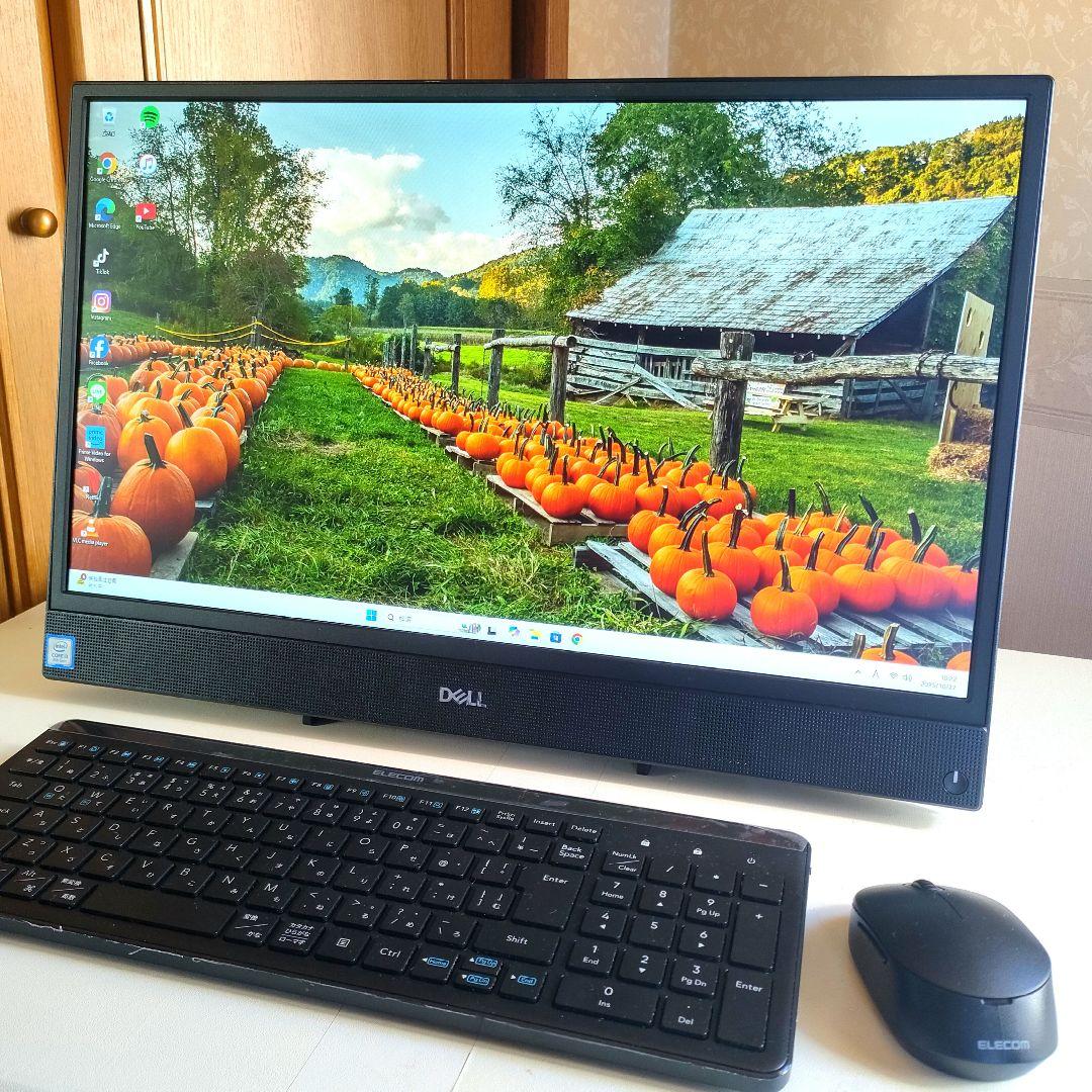 DELL 液晶一体型PC　爆速NVMe SSD／Win11／Office2024