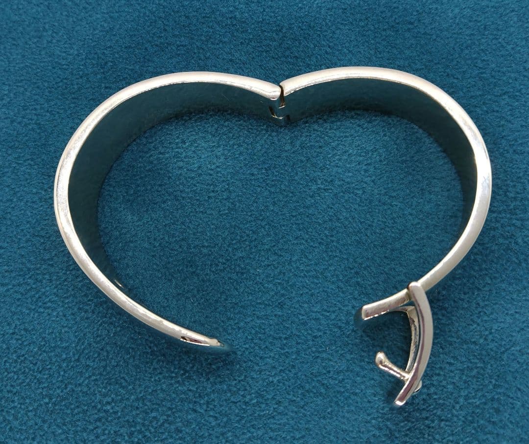 ラルフローレン　シルバー バックルデザイン バングル