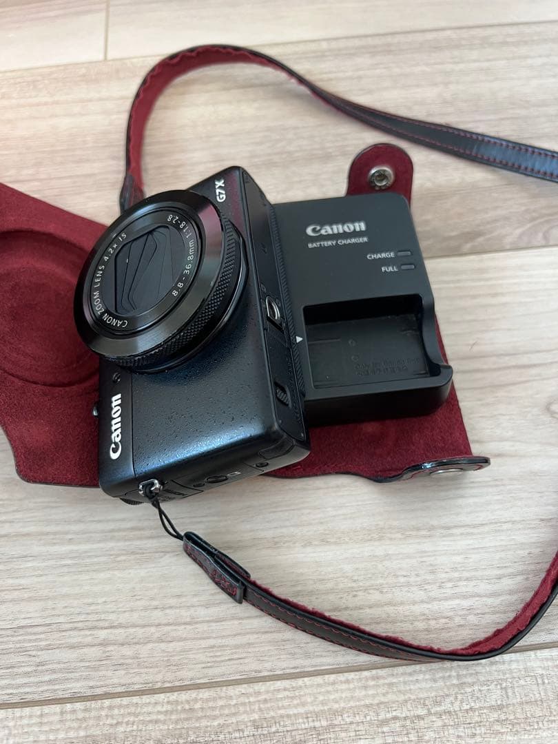 美品Canon キャノン PowerShot G7X ブラック保護ケース付き