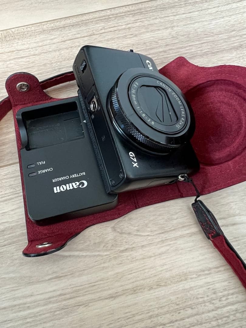 美品Canon キャノン PowerShot G7X ブラック保護ケース付き