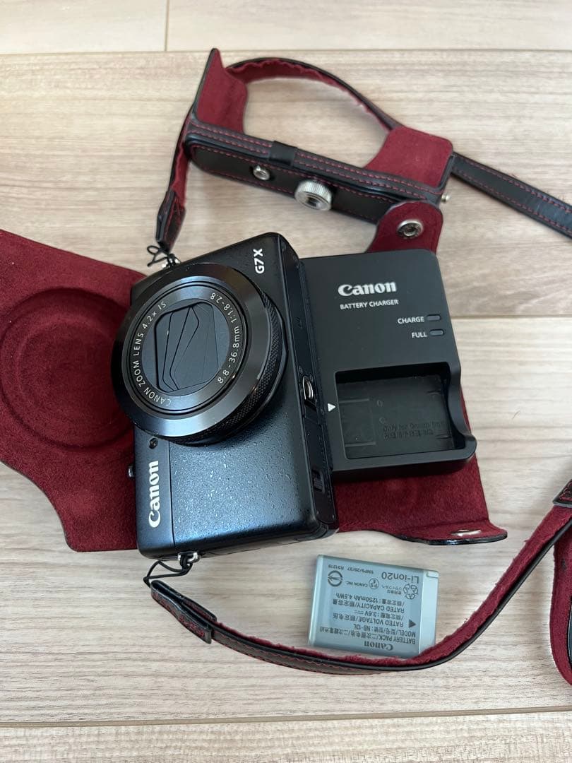 美品Canon キャノン PowerShot G7X ブラック保護ケース付き