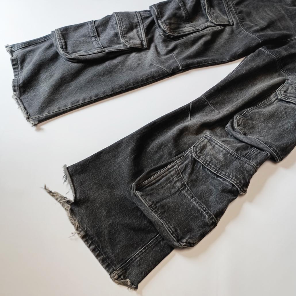 DIESEL D-SIRE-CARGO-S デニムカーゴパンツ ブラック 23