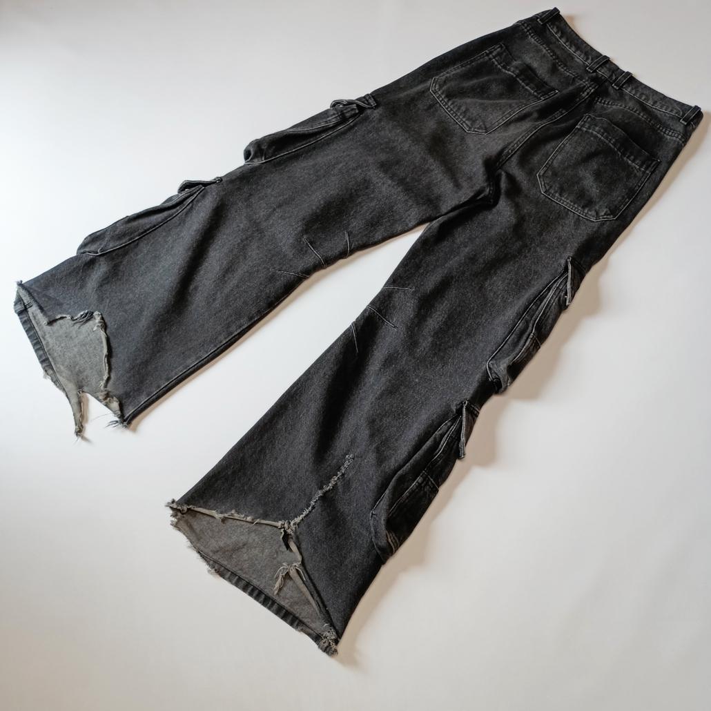 DIESEL D-SIRE-CARGO-S デニムカーゴパンツ ブラック 23