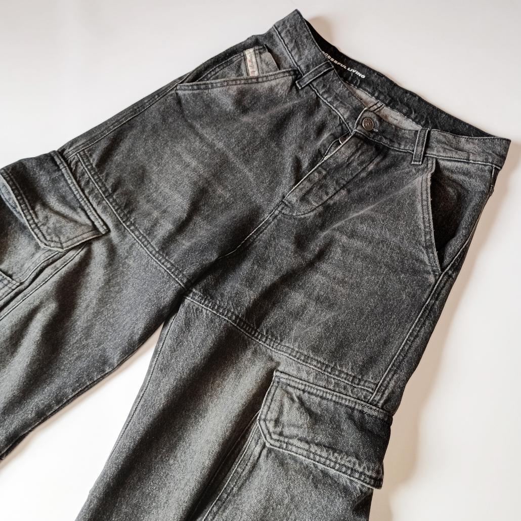 DIESEL D-SIRE-CARGO-S デニムカーゴパンツ ブラック 23