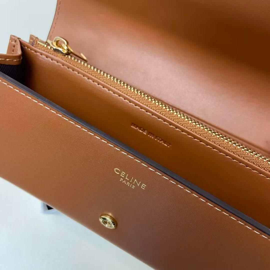 CELINE ブラウン 二つ折り財布