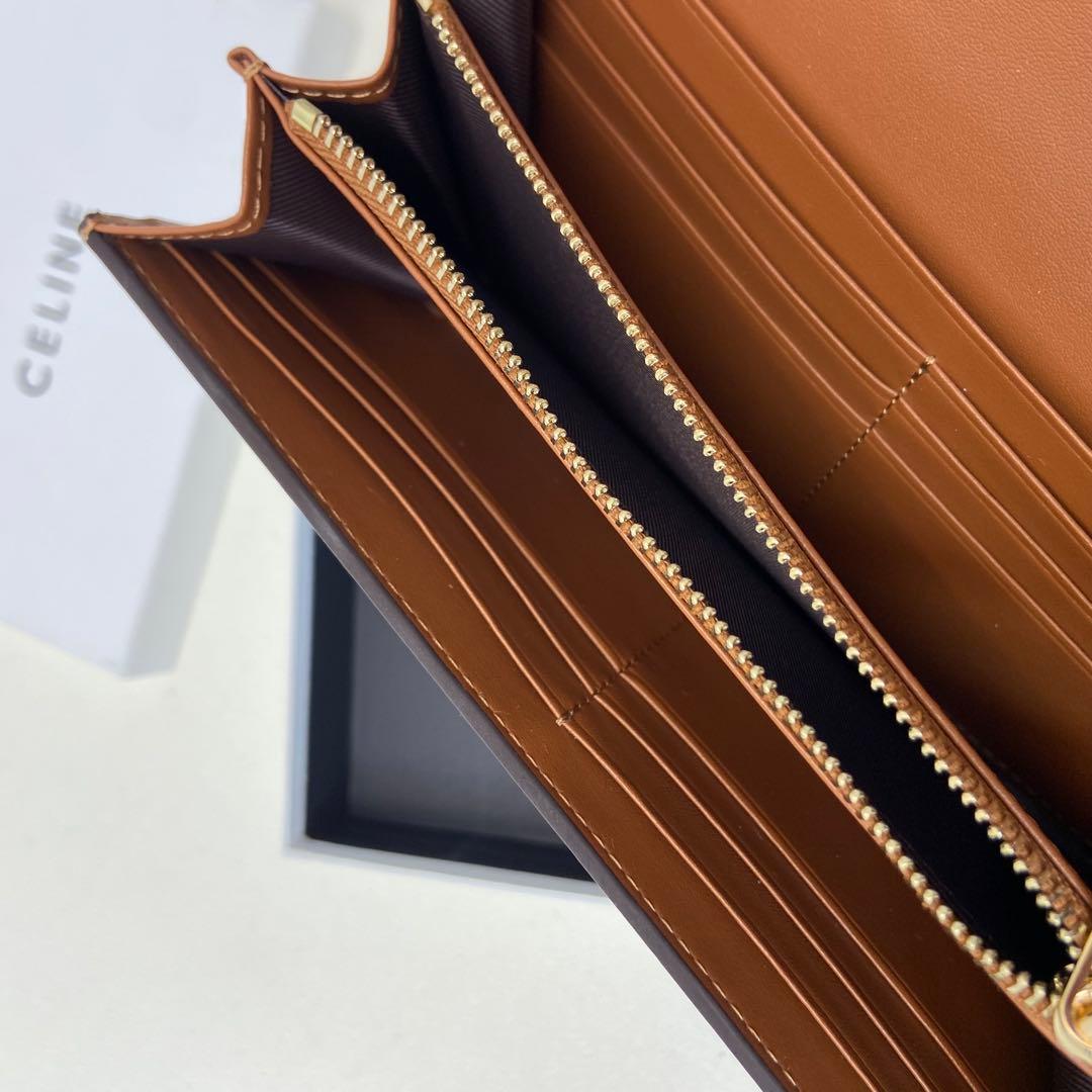 CELINE ブラウン 二つ折り財布