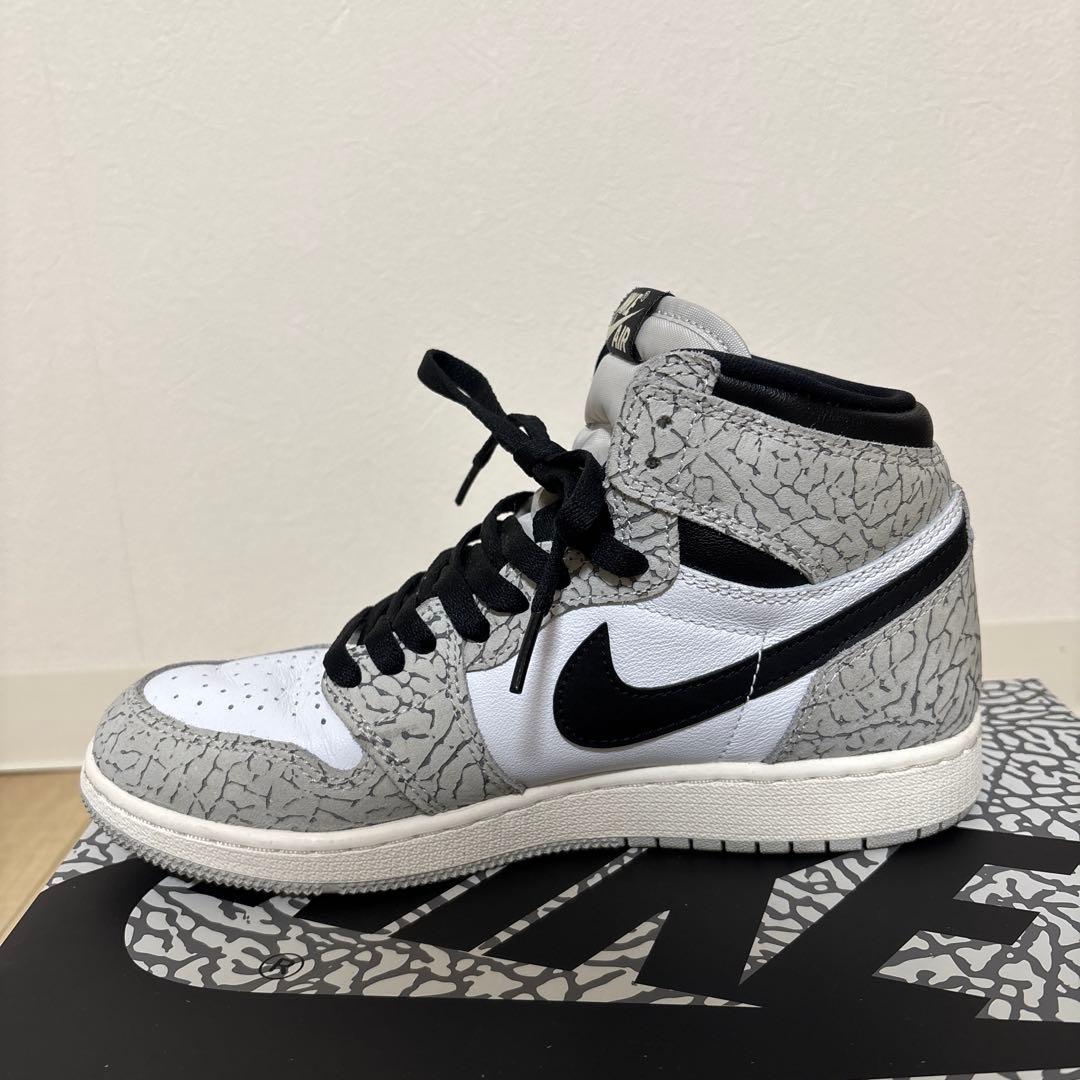 NIKE AIR JORDAN 1 RETRO HIGHホワイトセメント24.0