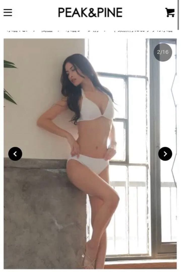 PEAK&PINE ホルターネックビキニ　9M