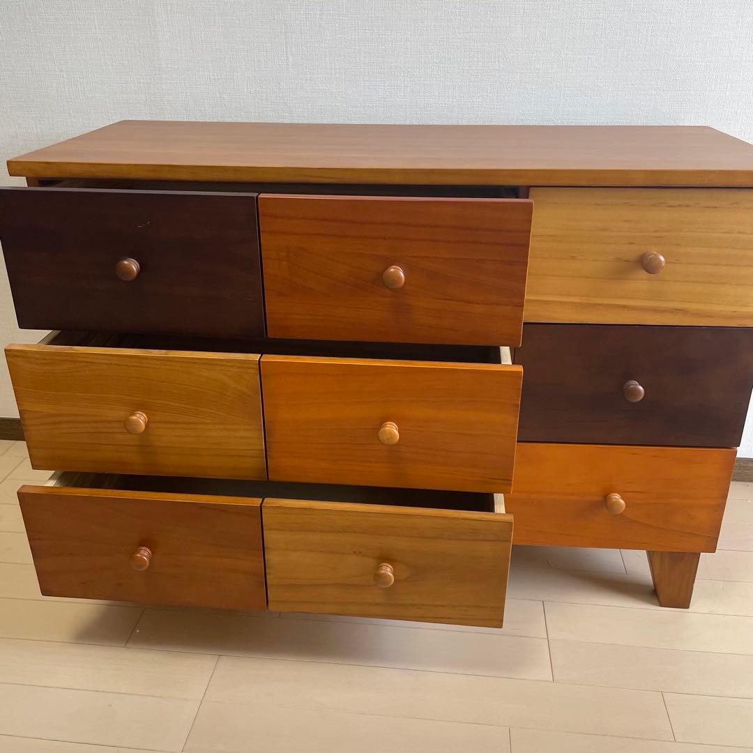 木製引き出しチェスト