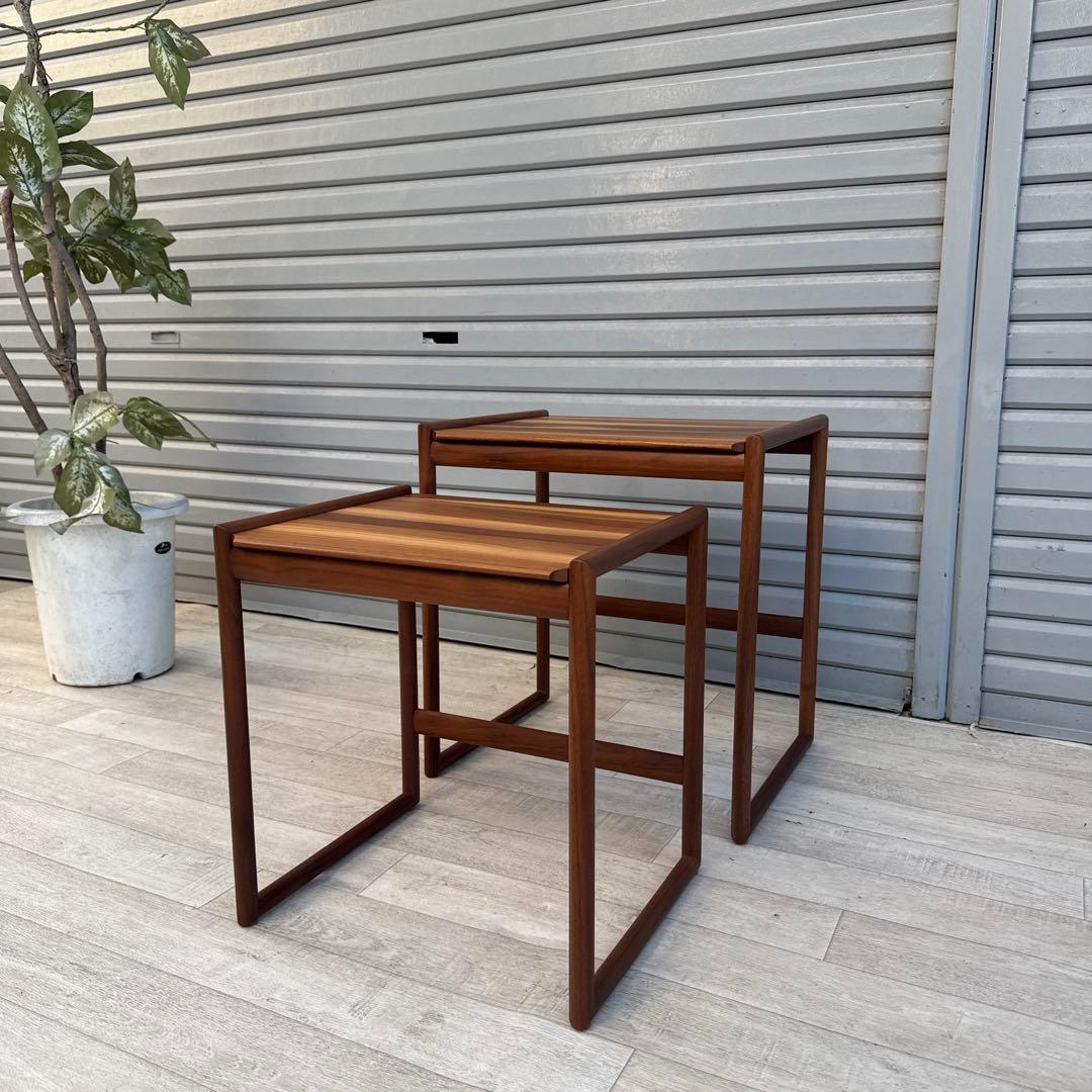 美品　展示品　NISSIN 日進木工 ネストテーブル　NEST TABLE