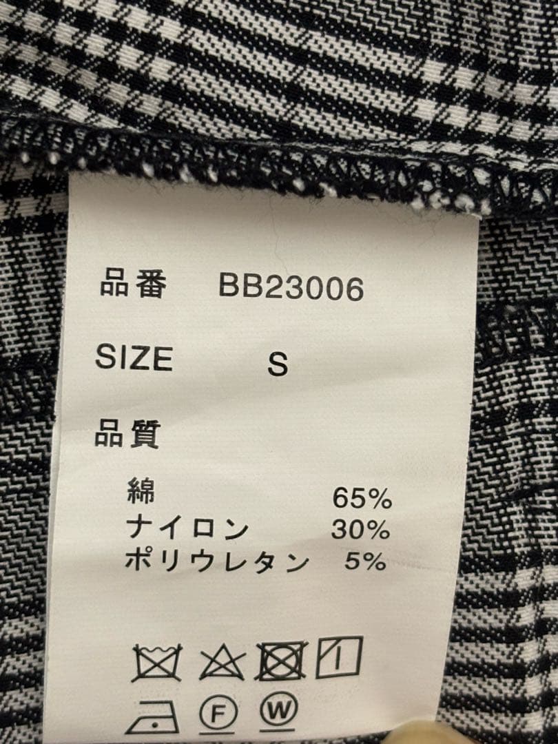 BELINDA セットアップ グレー スリムフィット スラックス