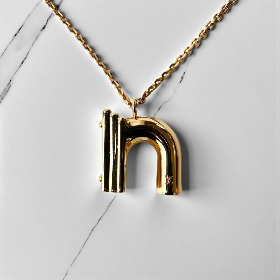 美品 ルイヴィトン ネックレス LV&ME ゴールド LOUIS VUITTON