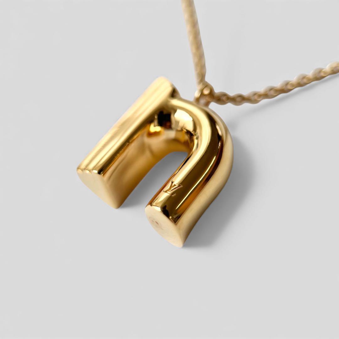 美品 ルイヴィトン ネックレス LV&ME ゴールド LOUIS VUITTON