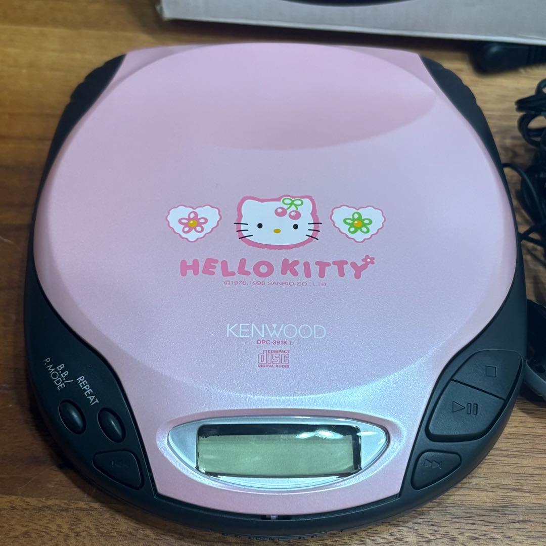 1998年☆新品KENWOOD HELLO KITTY ポータブルCDプレーヤー