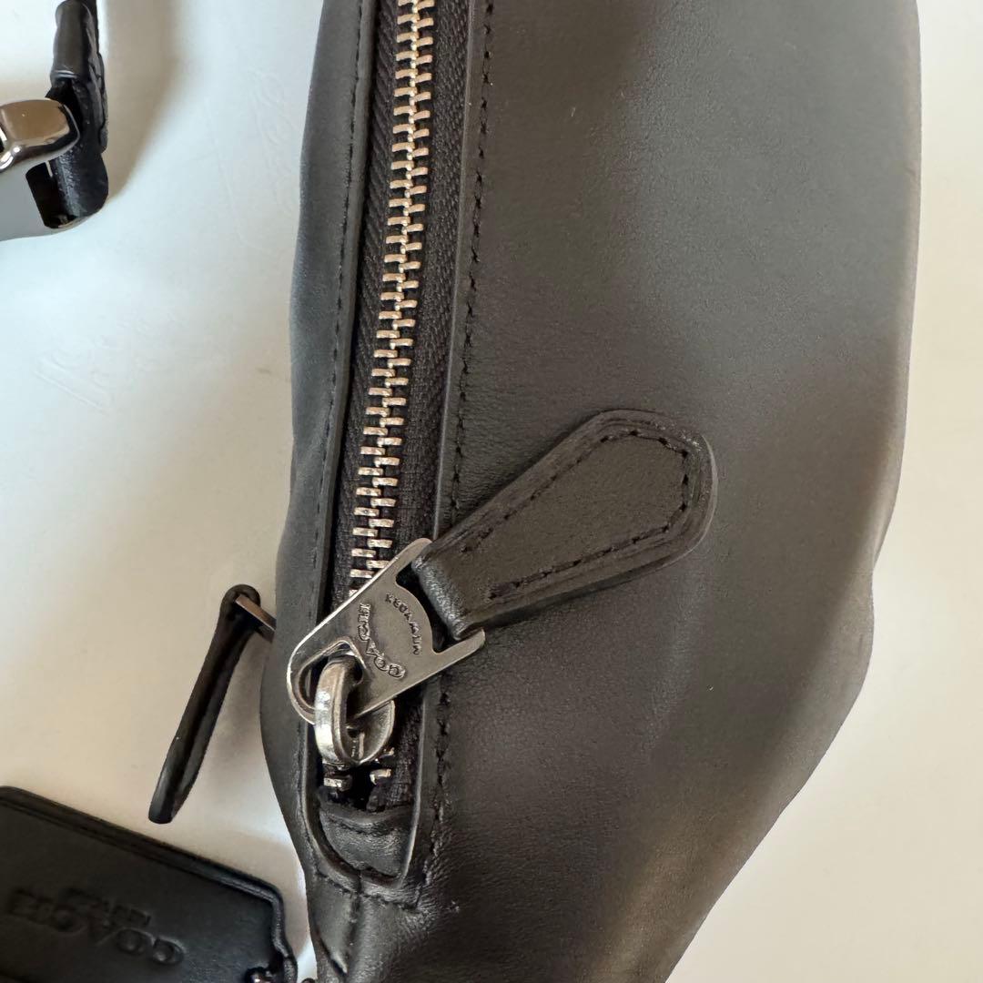 COACH レザー スリングバッグ / ベルトバッグ ブラック ユニセックス