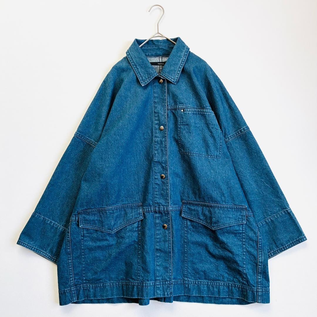 フレームワーク BLUE DENIM テントライン カバーオール ジャケット