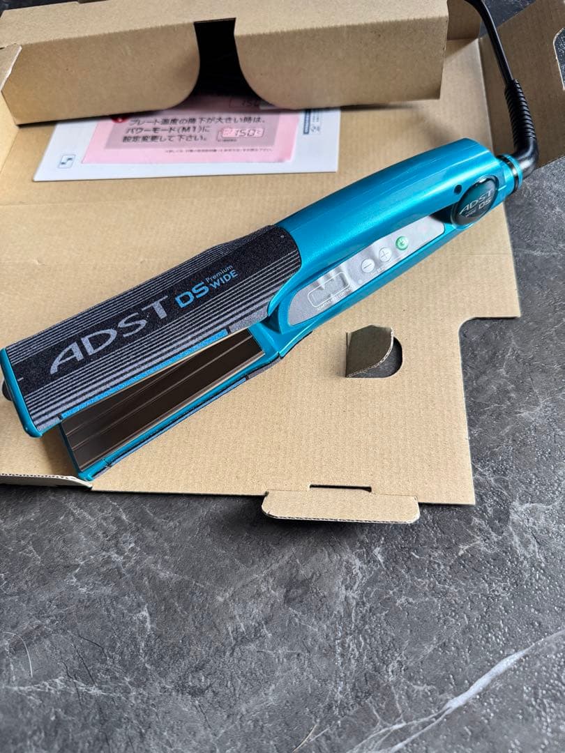 【送料無料】新品未使用ADST DS WIDE アドスト ヘアアイロン ワイド