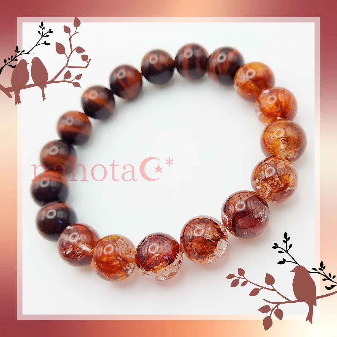 【Ken】天然石 赤一択 オーダーメイド デザインブレスレット