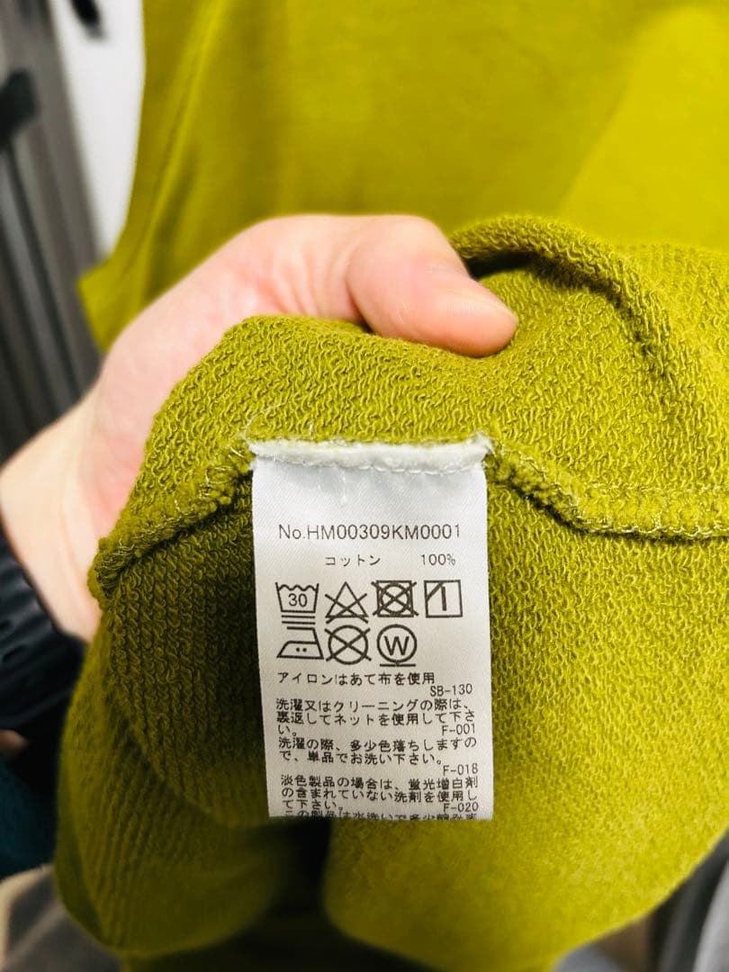 MAISON KITSUNÉ オリーブグリーン トレーナー L