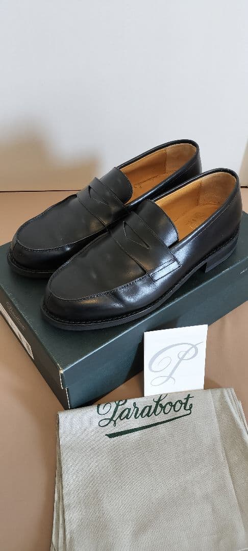 Paraboot ADONIS ブラック 6 GALAXY パラブーツ アドニス