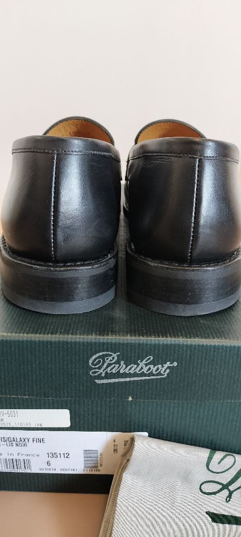 Paraboot ADONIS ブラック 6 GALAXY パラブーツ アドニス