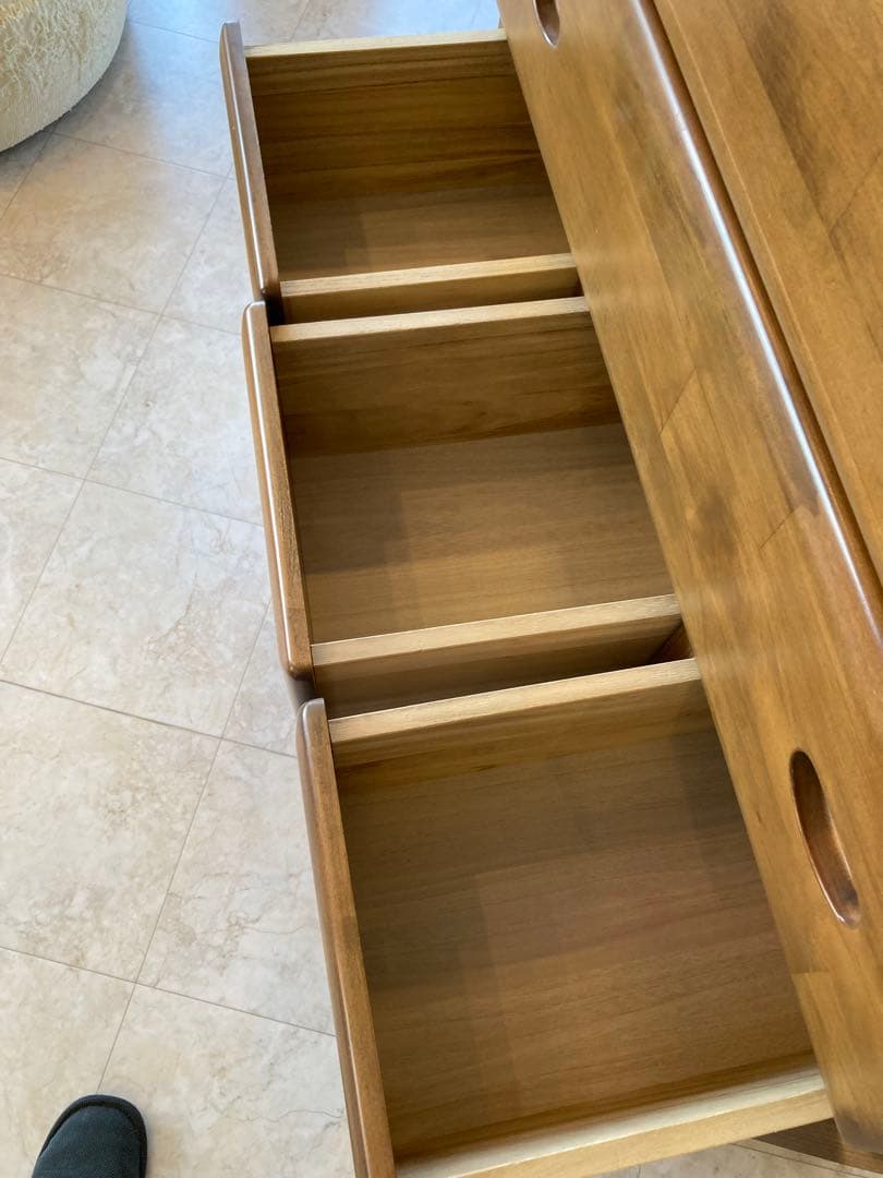 【たのメル便発送】 天然木 整理タンス 6段