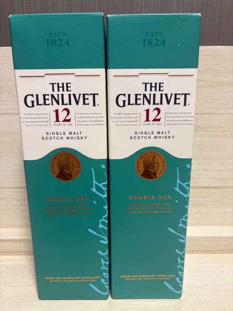 THE GLENLIVET 12年 シングルモルトウイスキー 2本セット