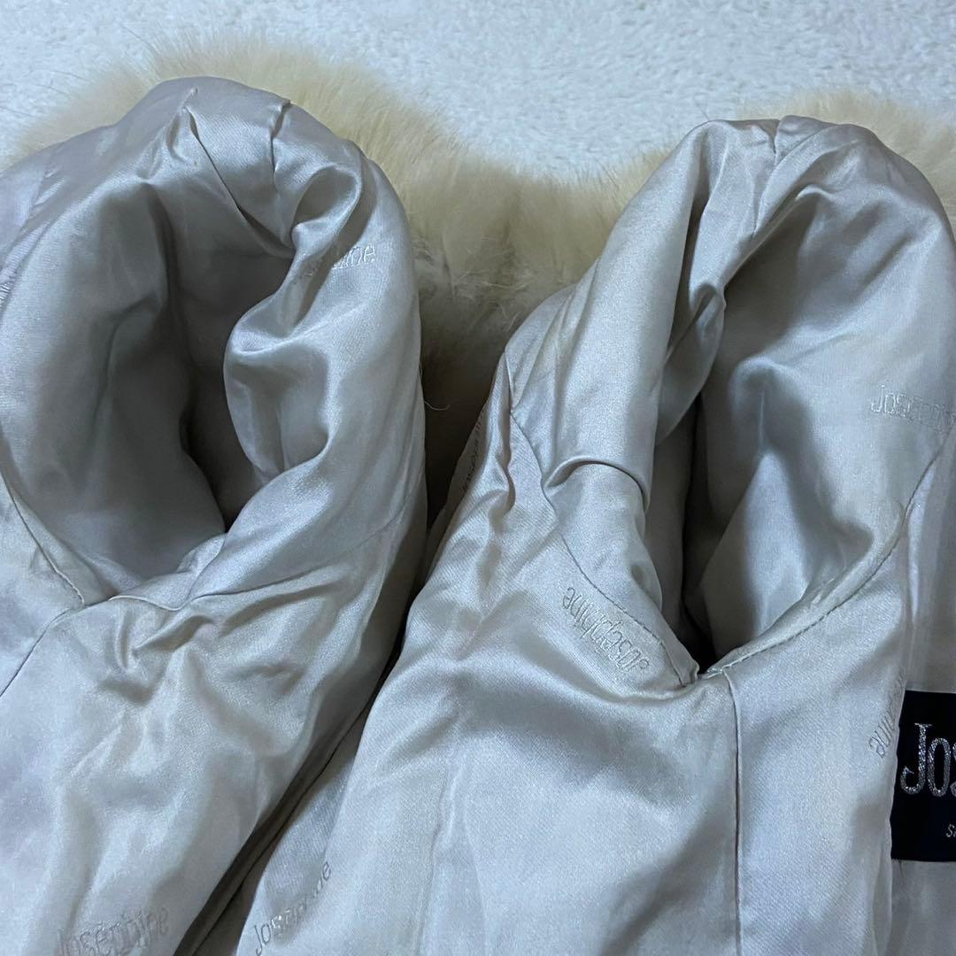 フォックスファー 本毛皮 コート サイズL相当