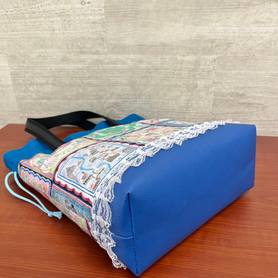 yukiemon ハンドメイド　ビッグトートバック＆巾着トートバック　①別口分