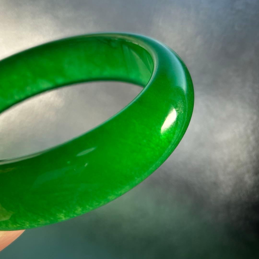 翡翠　ヒスイ　天然石　バングル　腕輪　お守り　緑　グリーン