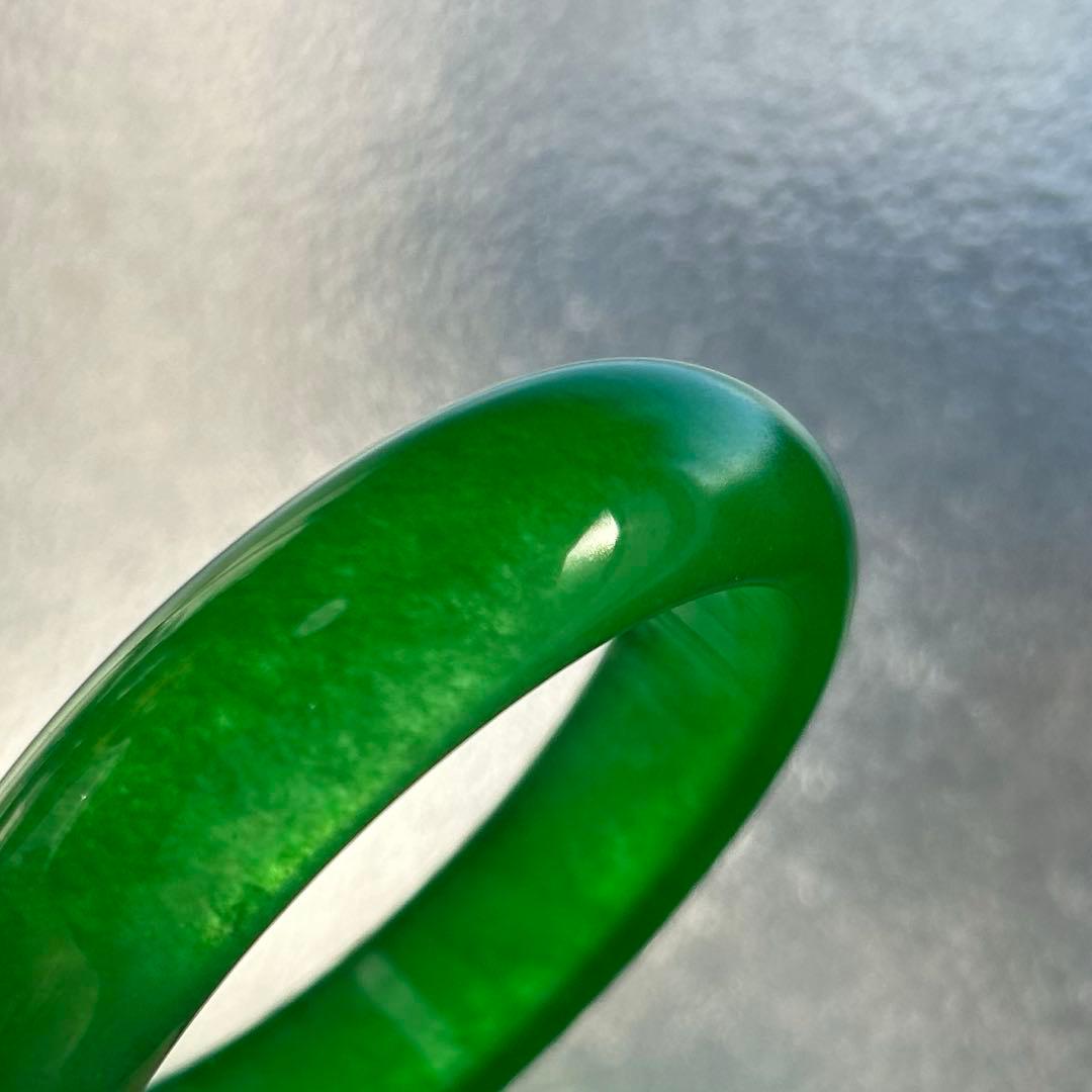 翡翠　ヒスイ　天然石　バングル　腕輪　お守り　緑　グリーン