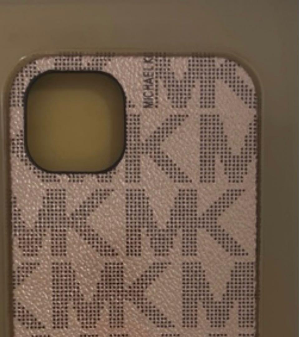 未使用 美品 ブランド品マイケルコース iPhone13 対応 ローズ ロゴ