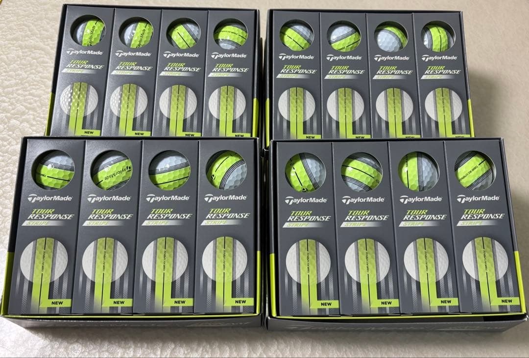 【新品】TaylorMade Tour Response Stripe 4ダース