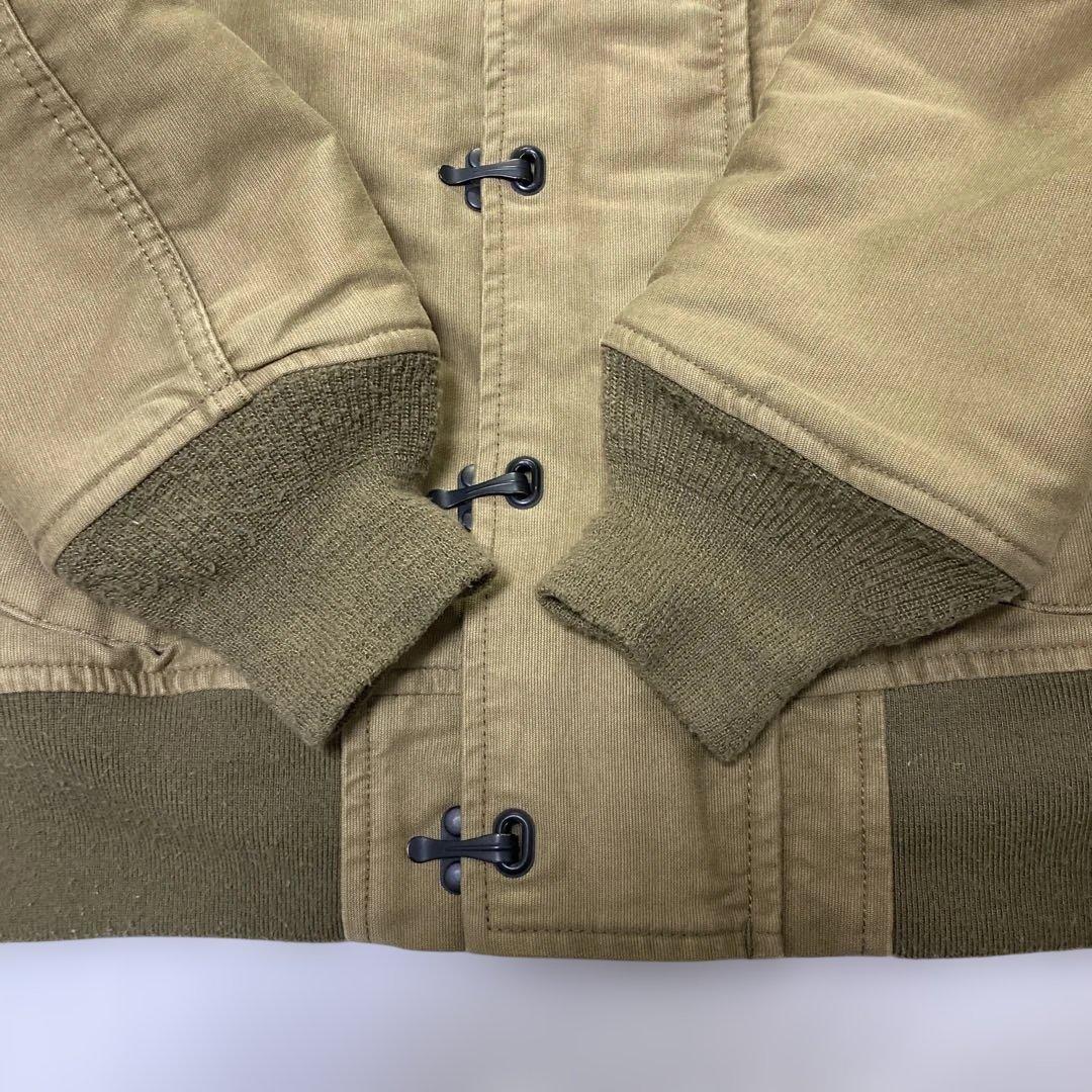 【激レア】ALPHA アルファ DECK HOOKデッキフックジャケット XL