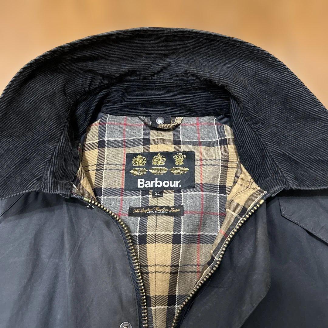 Barbour ASHBY オイルドジャケット ワックス ブラック メンズ XL