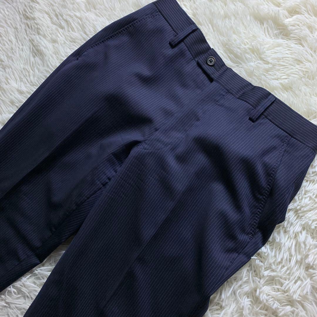 美品■ポールスミス スーツ セットアップ ゼニア ネイビー　S