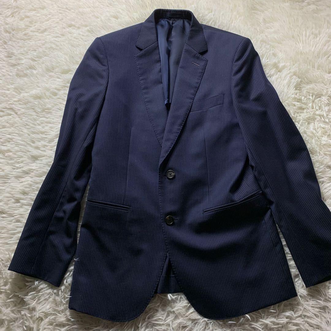 美品■ポールスミス スーツ セットアップ ゼニア ネイビー　S