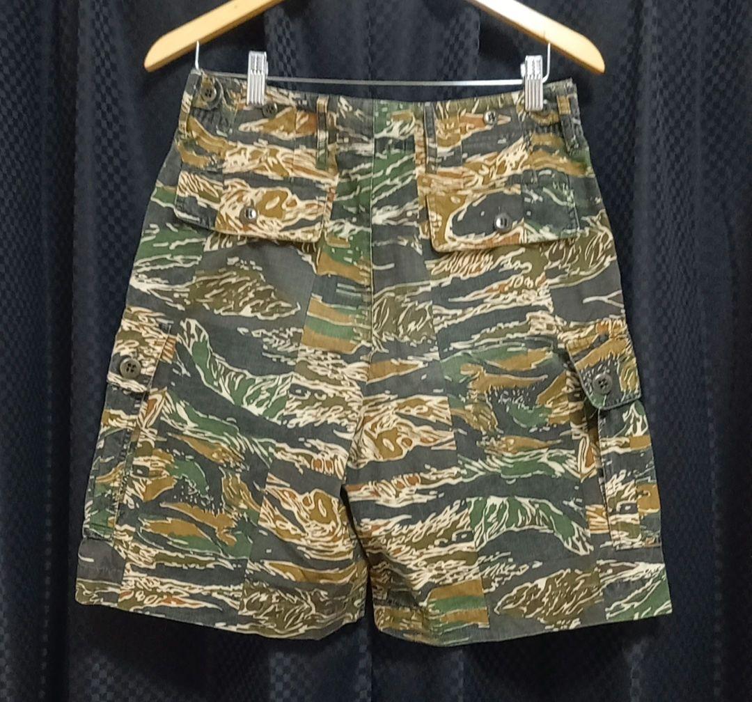 美品　ドリスヴァンノッテン　ショートパンツ　カーゴ　46　カモフラ　迷彩