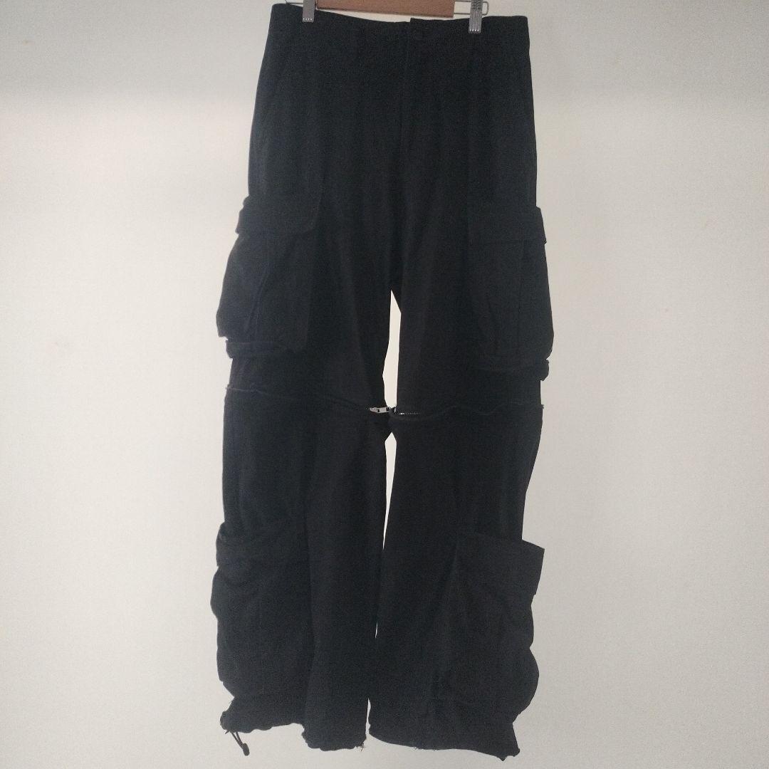 【GRANCY】ジップデザイン カーゴパンツS