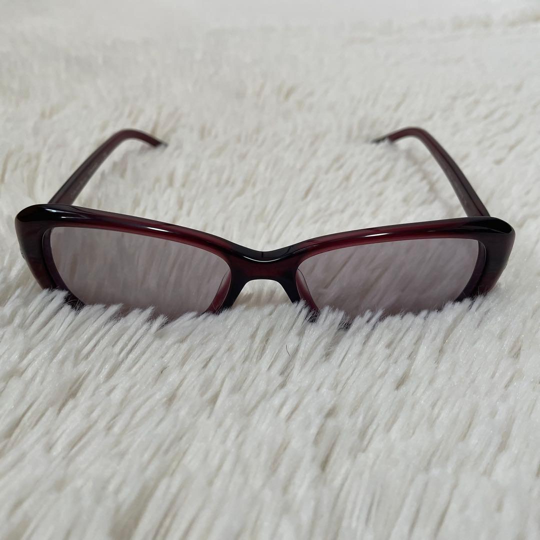 美品 シャネル 3202 ココマーク サングラス ボルドー 53□16