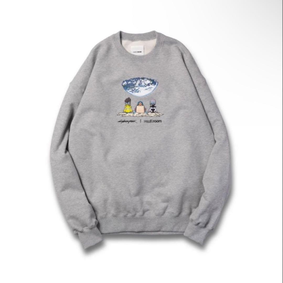 vaultroom × CYBERPUNK CREWNECK L