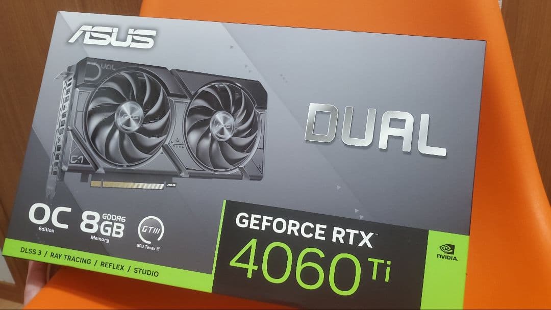 【新品未開封】ASUS GeForce RTX 4060 Ti OC 8GB