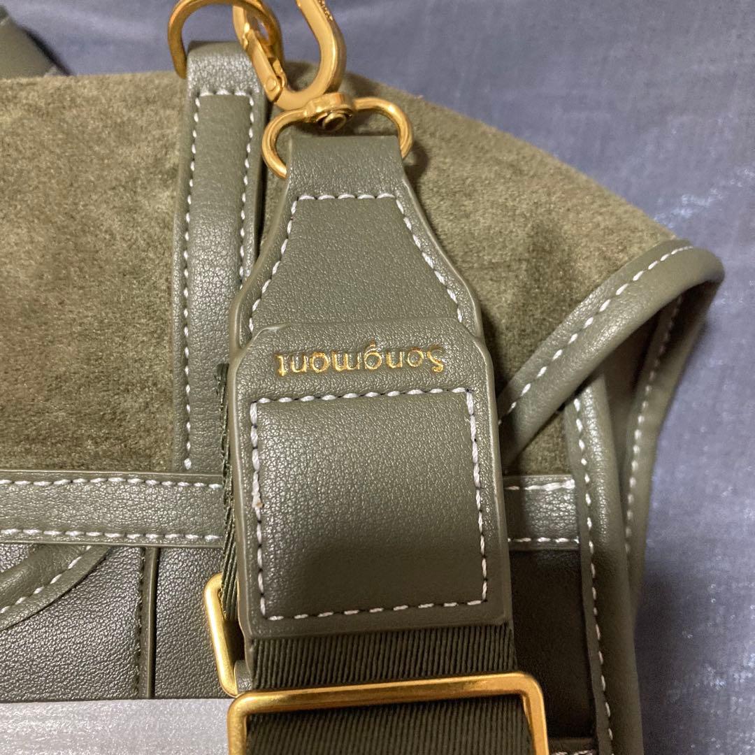 Songmont オリーブグリーン ボストンバッグ