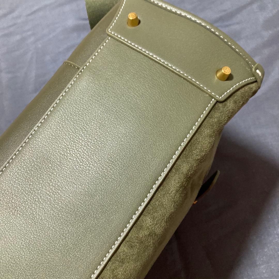 Songmont オリーブグリーン ボストンバッグ