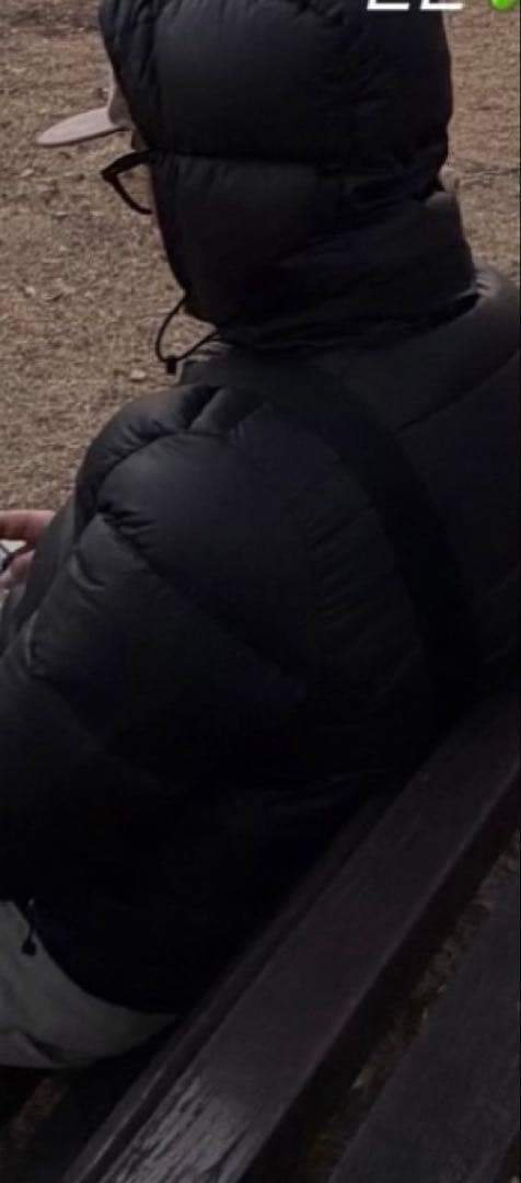 NIKE ACG ワンポイントロゴ ダウンジャケット 黒色