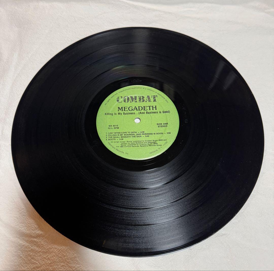 MEGADETH Killing Is My Business LP US盤