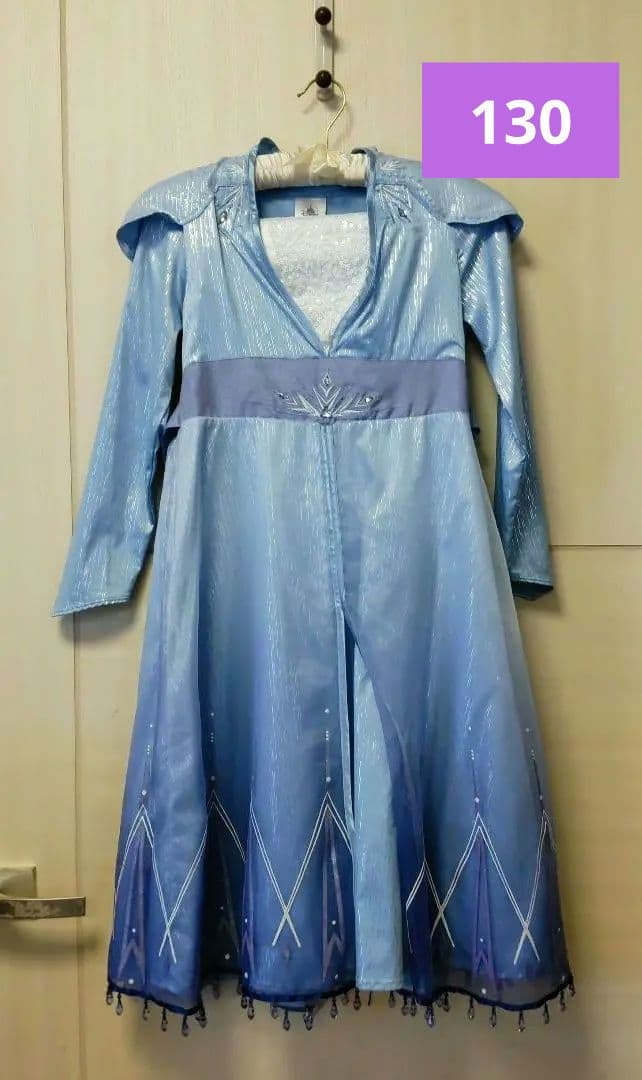 【新品未使用】アナと雪の女王　エルサ　ドレス　ディズニーストア