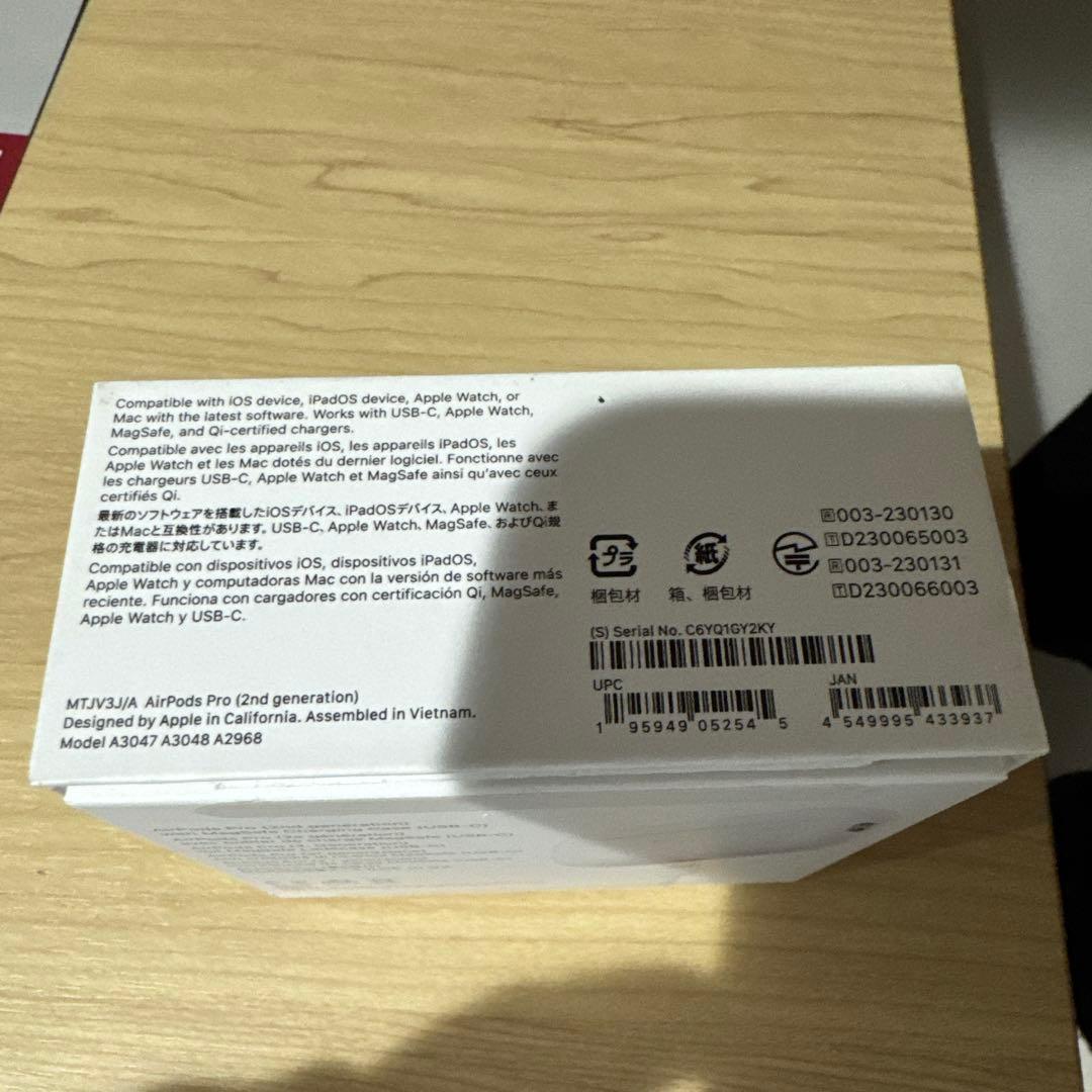 イヤホン MTJV3J/A AirPods Pro 2 usb-c