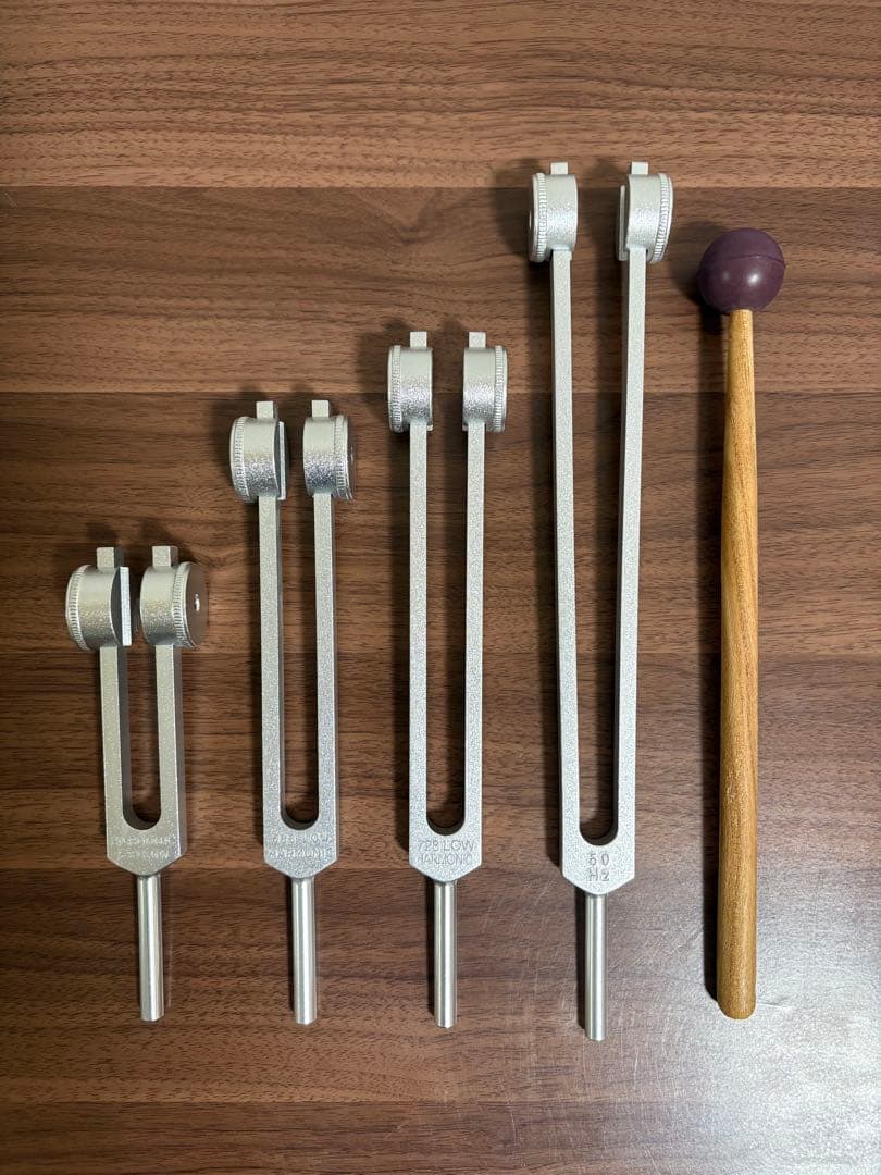 ヘビーフォーク　４本セット（ラバーマレット付き）